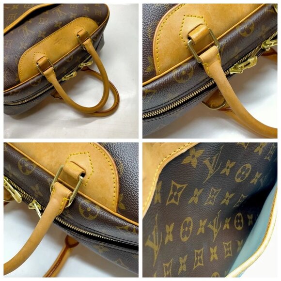 Louis Vuitton LV Hand Bag Deauville Brown Monogram 580-082125 - Picture 7 of 14